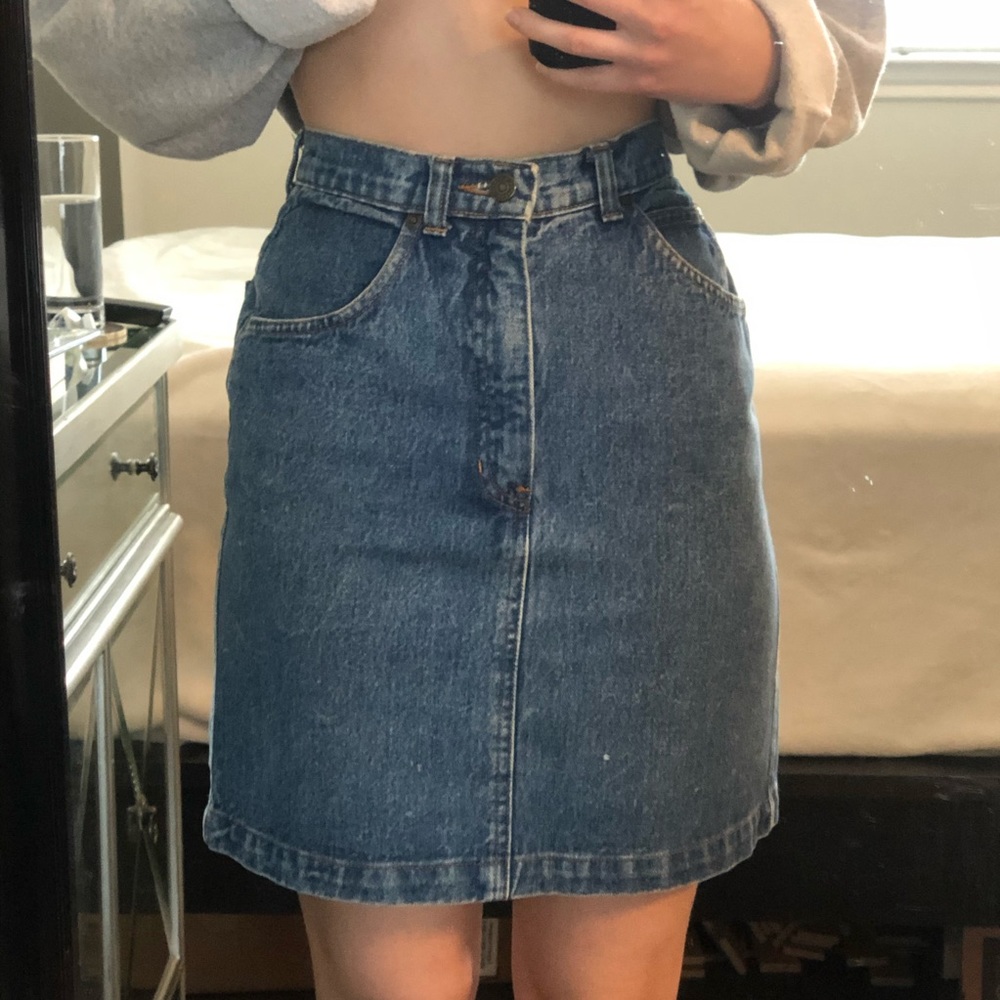 GAP Medium Wash Denim Skirt